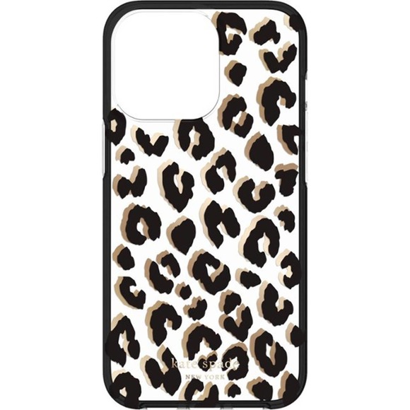 kate spade new york - Protective Hardshell Case for iPhone 13 Pro - Leopard